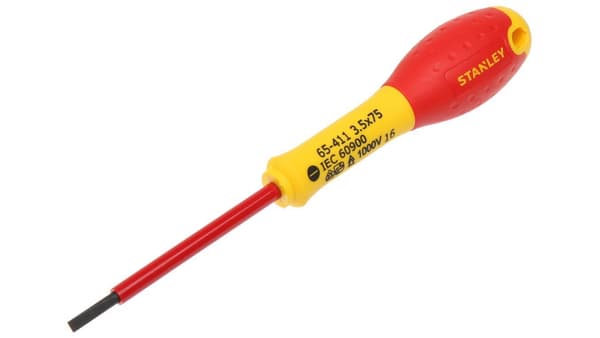 Stanley FATMAX litteä ruuvimeisseli 2,5x50mm ripustimella (65-006)