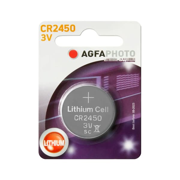 Batteri AgfaPhoto CR2450 bl./1 stk.
