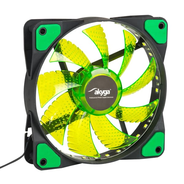 Blæser 120mm MOLEX 33 LED grøn AW-12E-BG