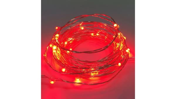 LED-utomhusbelysning LEZKI 12V 5m 50LED röd IP65