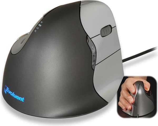 Evoluent Mouse Vertical Mouse 4 - Antracit