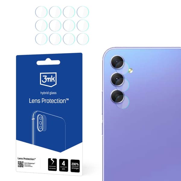 3MK LENS PROTECT SAM A35/A55 5G KAMERALINSEBESKYTTELSE 4 STK