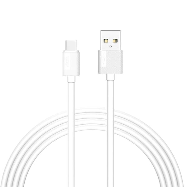 Kabel USB T-Phox USB-A - USB-C 1,2 m Hvid