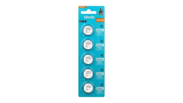 Litiumparistot CR2032 Vinnic 5 kpl.