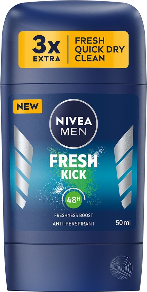 Nivea_men Fresh Kick antiperspirant stick 50ml