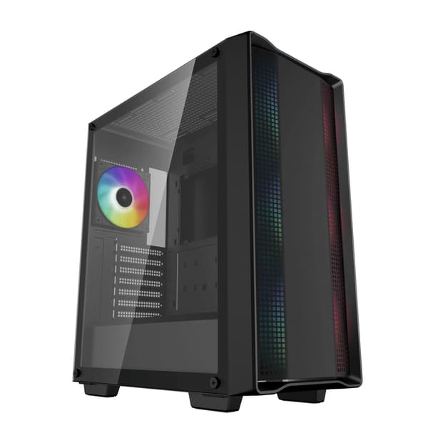 CC560 ARGB V2 (svart, härdat glas)