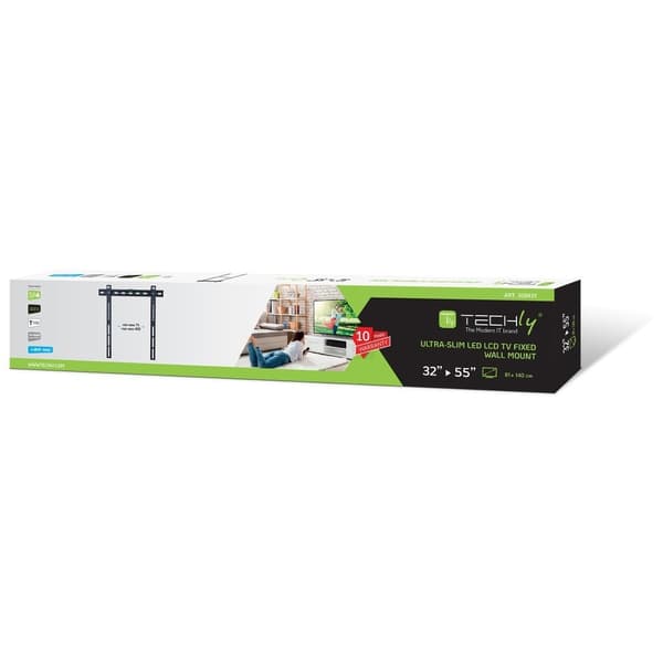 Techly seinäteline 32\"-55\", 50kg ohut
