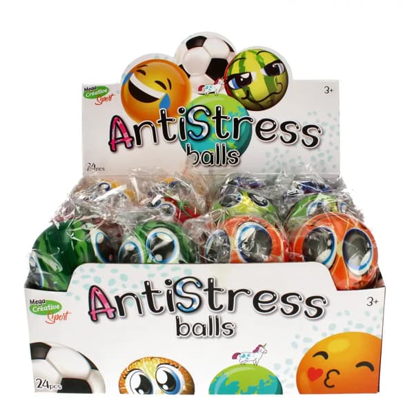 Antistressboll 7cm Frukt