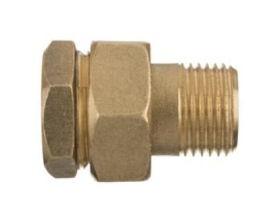 LIGE-RING MESSINGRØR 5/4\"