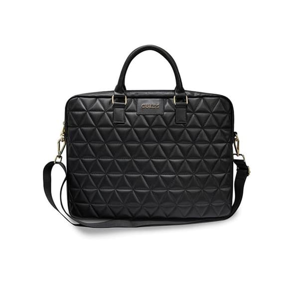 Guess Taske GUCB15QLBK 16\" sort/black Quilted