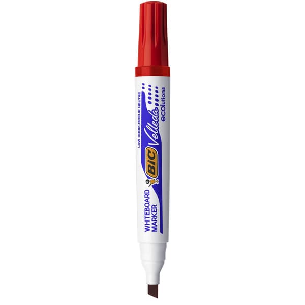 Bic whiteboardmarker velleda 1751 end skarlagenrød