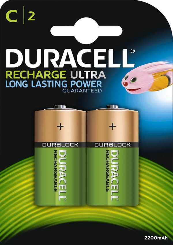 Duracell Akku 2x C