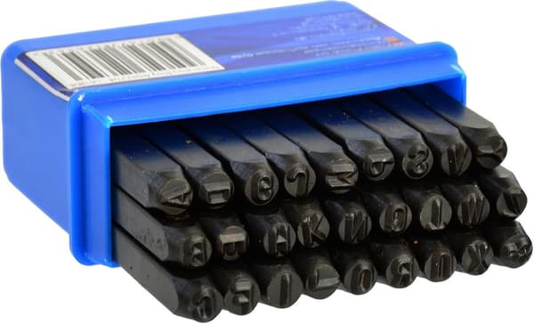Bokstavsnumrerare 4mm/27st. (40/50)