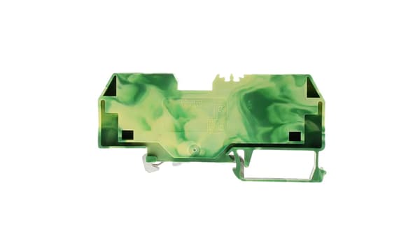 PE 2-leder skinneforbinder 16mm2 gul-grøn 283-907