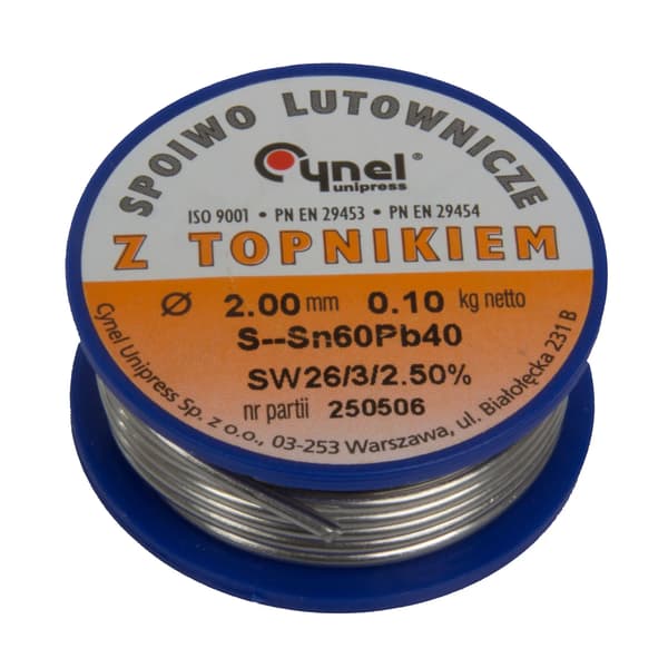 Tin 3mm/100g Sn60Pb40 CYNEL