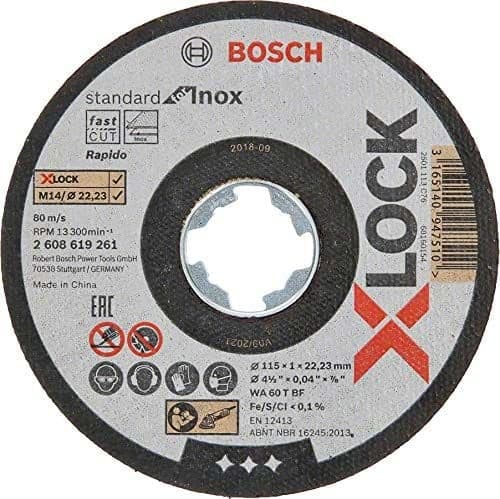 Bosch X-LOCK Standard for Inox, 115 x