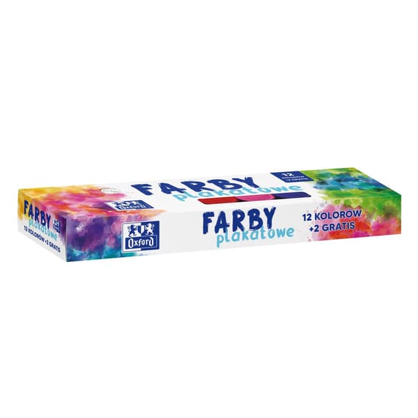 Täckfärger Oxford 12+2 färger 20ml