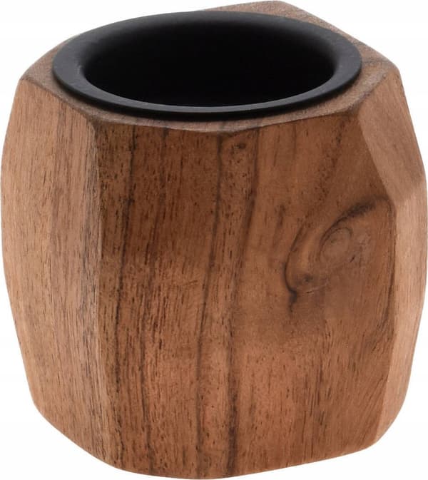 Home Styling Collection Ljusstake i trä, Akacia, 6 cm