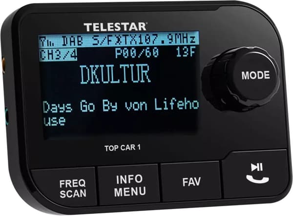 TELESTAR TOP CAR 1 DAB+ Autoradiosovitin