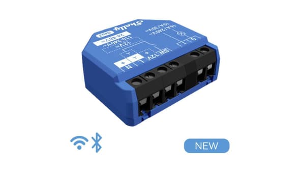 Shelly Relæ \"1 Gen3\" maks. 16A WLAN BT