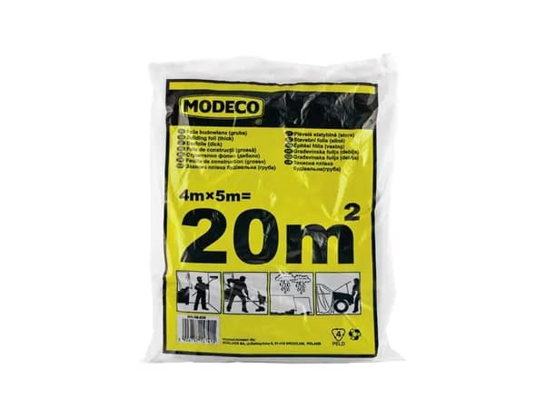Modeco Afdækningsfolie Medium 4 x 5m (MN-05-630)