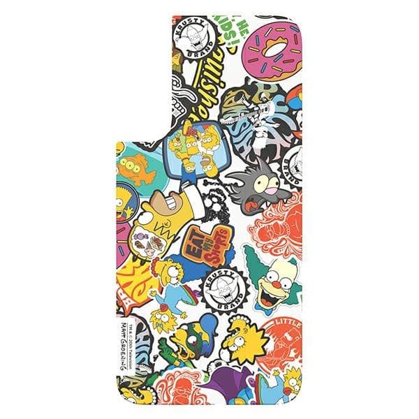 Samsung Bagpanel Ramme Cover til Galaxy S22+ - SIMPSONS (Ansigter) [H]