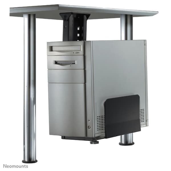 Neomounts CPU-D200BLACK, Under skrivebord CPU/PC-holder, maks. 30 kg, universal, -Sort CPU-skrivebordsmontering, Skrivebordsmonteret CPU-holder, 30 kg, Sort,