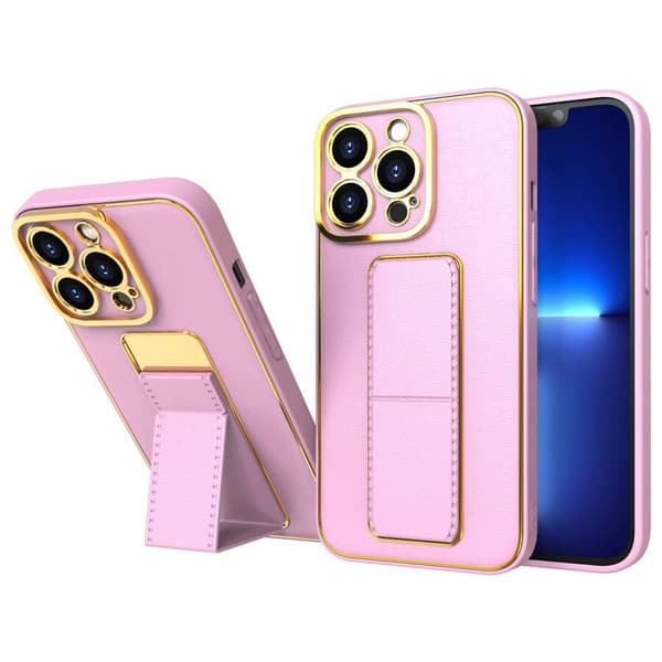 Neue Kickstand Case Skal för iPhone 13 Pro med stativ Rosa