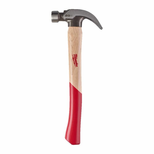 MILWAUKEE TØMRERHAMMER 570g BUET KLO