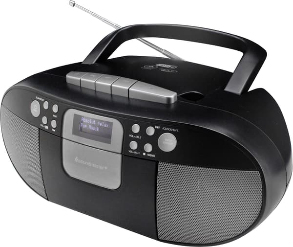 Soundmaster SCD7800 Analog & Digital 3W DAB+, FM Svart MP3-spelare
