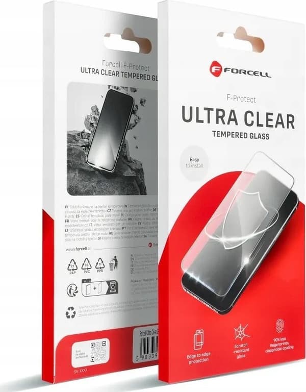 ForCell hærdet glas Forcell Ultra Clear Glass - til iPhone 14 Pro Max sort