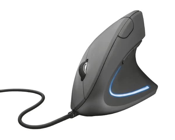 Ergonomisk optisk mus Trust Verto Svart