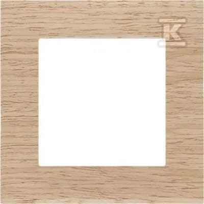 Simon 55 Ramme 1-fags Natur Dab lys TRN1/185
