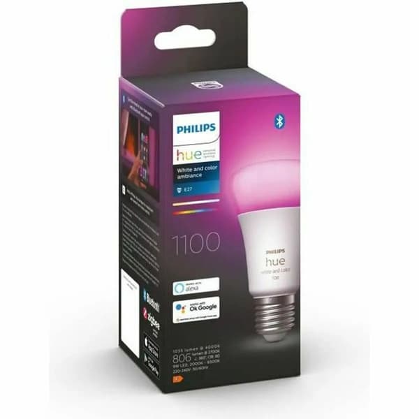 Smart pære Philips Pakke med 1 E27