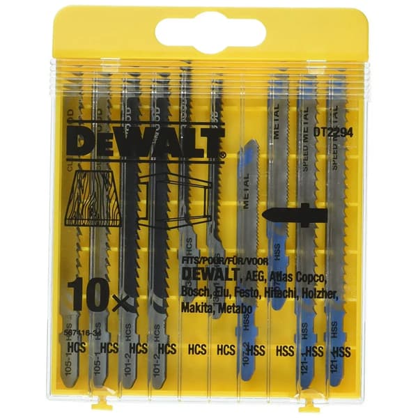 Sågblad Dewalt DT2294-QZ Metall Trä 10 Delar