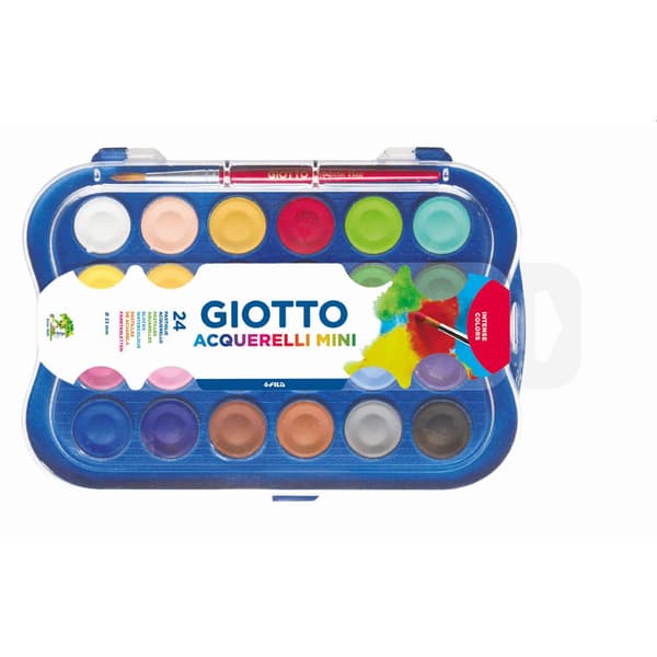 Vesiväritabletit 24 väriä GIOTTO