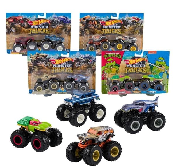 Auto Monster Trucks 2 kpl 1:64 Hot Wheels (FYJ64)