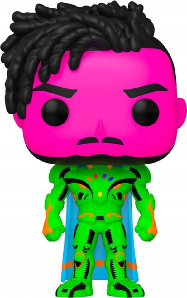 What if...? Super Size Pop! Marvel Vinyl Infinity Killmonger Figur (Black Light) 25 cm Funko