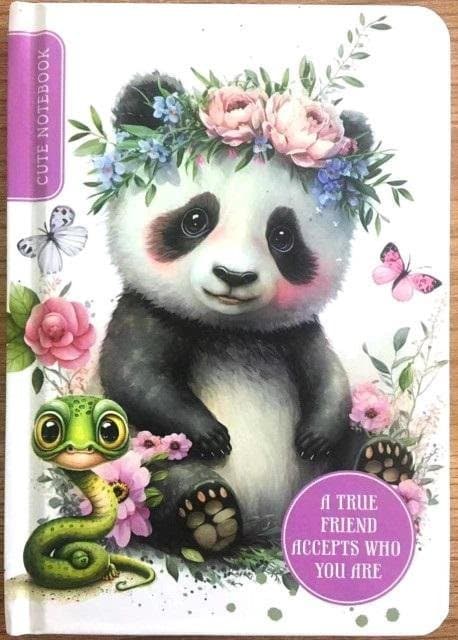 Notesblok A6/64K Glat Panda FRESH