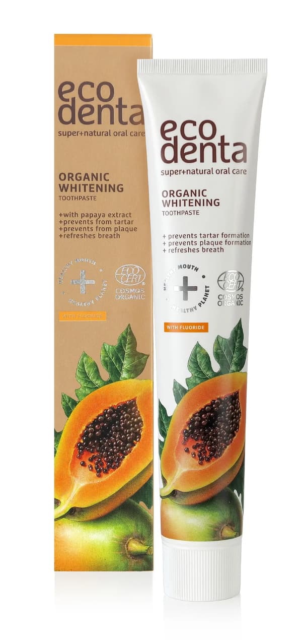 Ecodenta Whitening Toothpaste - Papaya 75ml