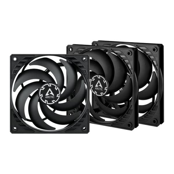 ARCTIC fan P12 Slim PWM PST - 12 cm - 3-pak