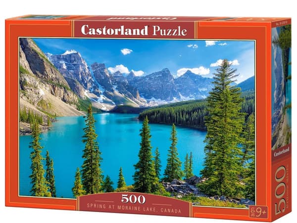 Puslespil 500 Forår ved Moraine Lake, Canada CASTOR