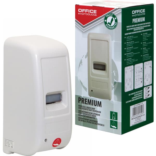 Tvåldispenser Office Products automatisk, 1l, vit