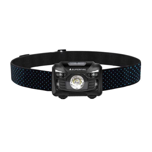 Pandelampe Superfire HL06, 500lm, USB