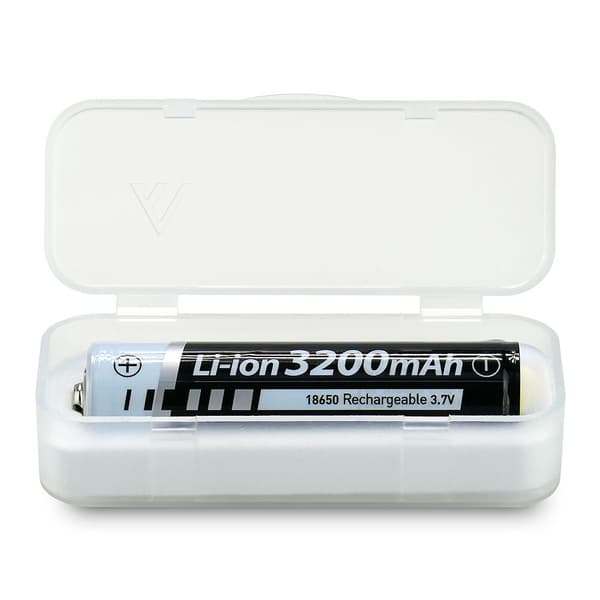 uppladdningsbart batteri. Mactronic 18650 3200 box