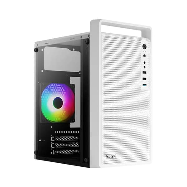 Kotelo AEROCOOL PGS CS-109-G-BK-V1 FRGB valkoinen