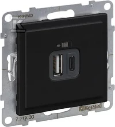GN.USB A+C SVART SUNO