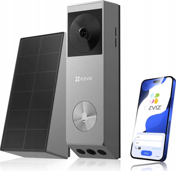 Batteridriven Ezviz EP3X Video Dörrtelefon (3MP+2MP)