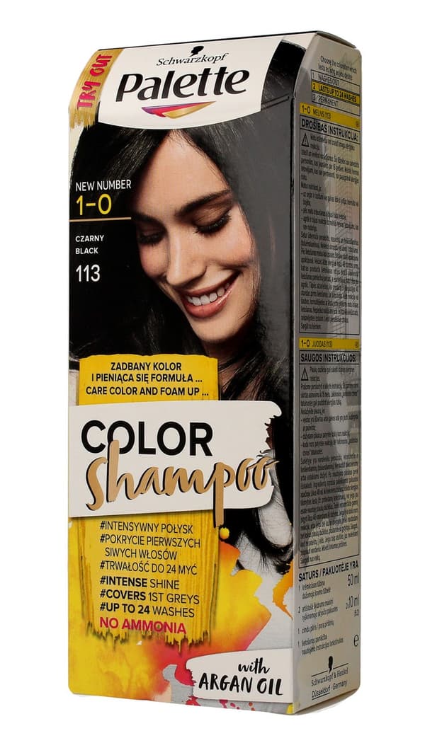 Palette Color Shampoo -hiusvärisampoo nro 113 Czern