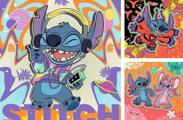 Barnpussel 2D 3x49 Disney Stitch